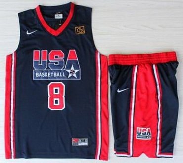 USA Basketball 1992 Olympic Dream Team Blue Jerseys & Shorts  8# Scottie Pippen