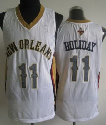 Charlotte Hornets 11 Jrue Holiday White Revolution 30 NBA Jerseys