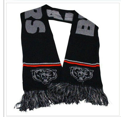 Chicago Bears Ladies Metallic Thread Scarf Black Chicago Bears Ladies Metallic Thread Scarf Black