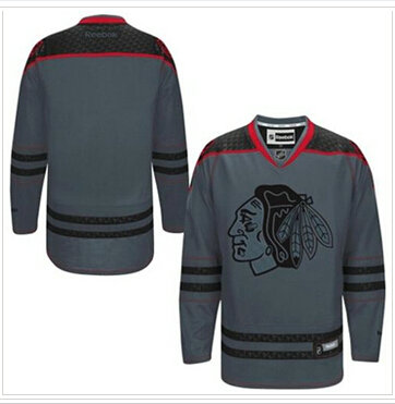 Chicago Blackhawks Blank Charcoal Cross Check Fashion Stitched NHL Jersey Chicago Blackhawks Blank Charcoal Cross Check Fashion Stitched NHL Jersey