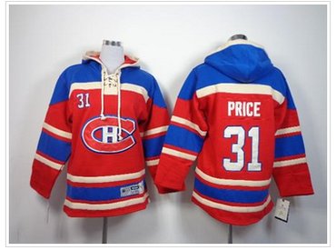 Youth NHL Canadiens #31 Carey Price Red Sawyer Hooded Sweatshirt Jersey Youth NHL Canadiens #31 Carey Price Red Sawyer Hooded Sweatshirt Jersey