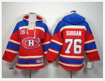 Youth NHL Canadiens #76 P.K Subban Red Sawyer Hooded Sweatshirt Jersey Youth NHL Canadiens #76 P.K Subban Red Sawyer Hooded Sweatshirt Jersey