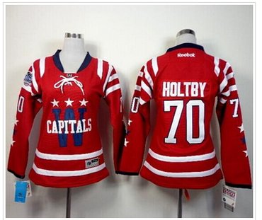 Women's Capitals #70 Braden Holtby 2015 Winter Classic Red NHL Jersey