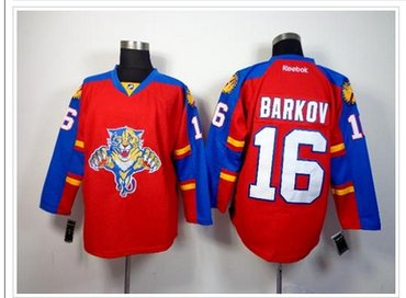 Florida Panthers #16 Aleksander Barkov Red Home Stitched NHL Jersey