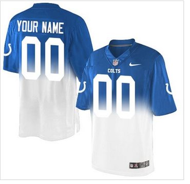 New Indianapolis Colts Customized Drift Fashion II Elite NFL Jerseys