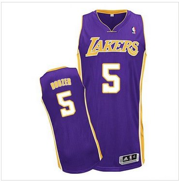 Revolution 30 Los Angeles Lakers #5 Carlos Boozer Purple NBA Jersey