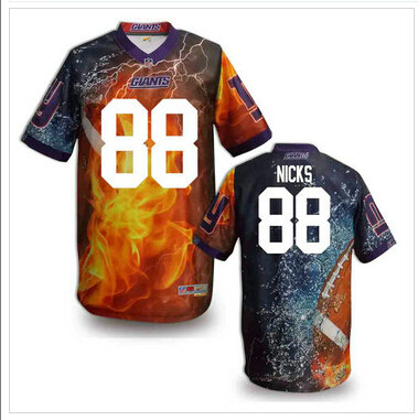 New York Giants #88 Hakeem Nicks Stitched NFL Elite Fanatical Version Jersey (9)
