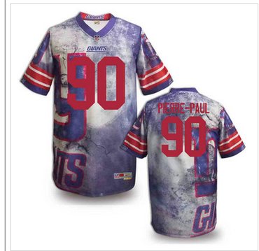 New York Giants #90 Jason Pierre-Paul Stitched NFL Elite Fanatical Version Jersey (8)