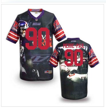 New York Giants #90 Jason Pierre-Paul Stitched NFL Elite Fanatical Version Jersey (2)