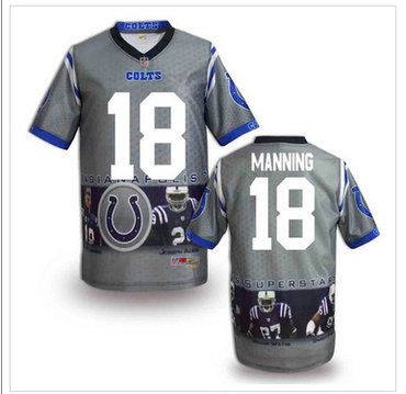 Indianapolis Colts #18 Peyton Manning Stitched NFL Elite Fanatical Version Jersey (6)