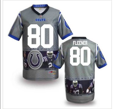 Indianapolis Colts #80 Coby Fleener Stitched NFL Elite Fanatical Version Jersey (6)
