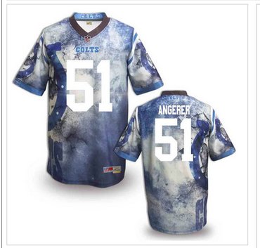Indianapolis Colts #51 Pat Angerer Stitched NFL Elite Fanatical Version Jersey (8)