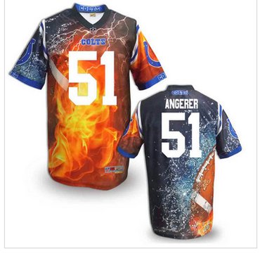 Indianapolis Colts #51 Pat Angerer Stitched NFL Elite Fanatical Version Jersey (9)