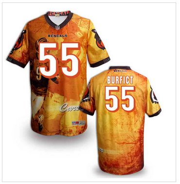 Cincinnati Bengals #55 Vontaze Burfict Stitched NFL Elite Fanatical Version Jersey (4)