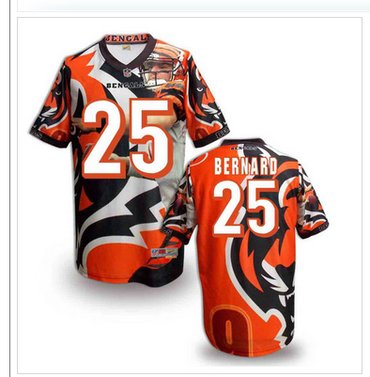 Cincinnati Bengals #25 Giovani Bernard Stitched NFL Elite Fanatical Version Jersey (5)