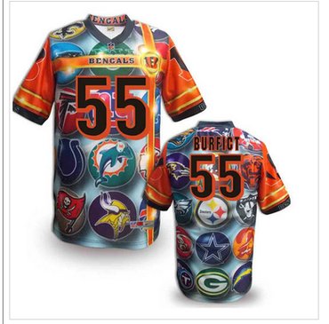 Cincinnati Bengals #55 Vontaze Burfict Stitched NFL Elite Fanatical Version Jersey (10)