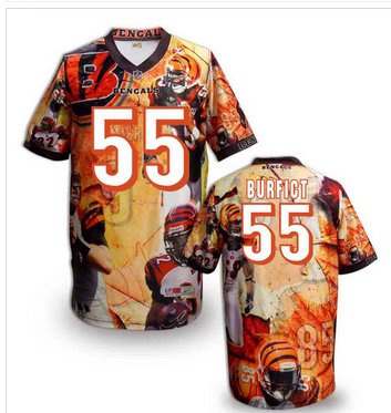 Cincinnati Bengals #55 Vontaze Burfict Stitched NFL Elite Fanatical Version Jersey (7)