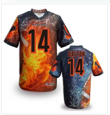 Cincinnati Bengals #14 Andy Dalton Stitched NFL Elite Fanatical Version Jersey (12)