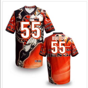 Cincinnati Bengals #55 Vontaze Burfict Stitched NFL Elite Fanatical Version Jersey (6)