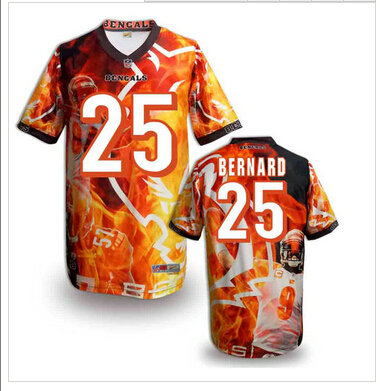 Cincinnati Bengals #25 Giovani Bernard Stitched NFL Elite Fanatical Version Jersey (8)