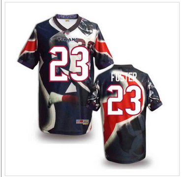 Houston Texans #23 Arian Foster Stitched NFL Elite Fanatical Version Jersey (4)