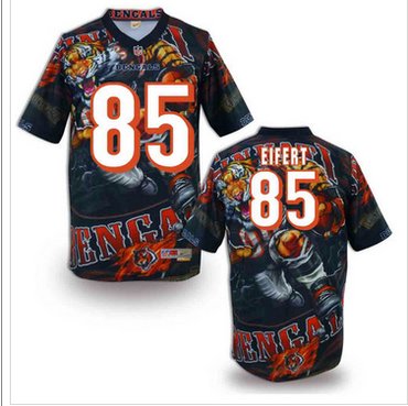 Cincinnati Bengals 85# Tyler Eifert Stitched NFL Elite Fanatical Version Jersey (1)