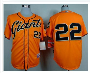 San Francisco Giants #22 Will Clark Orange Alternate Cool Base Baseball Jersey