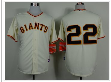 San Francisco Giants #22 Will Clark Cream Home Cool Base Baseball Jersey
