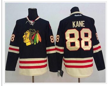 Chicago Blackhawks #88 Patrick Kane Black 2015 Winter Classic Stitched NHL Jersey