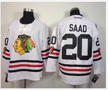 Chicago Blackhawks #20 Brandon Saad White 2015 Winter Classic Stitched NHL Jersey Chicago Blackhawks #20 Brandon Saad White 2015 Winter Classic Stitched NHL Jersey