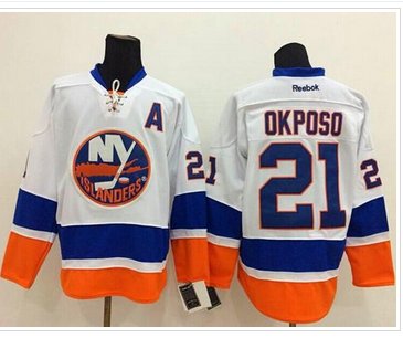 New York Islanders Blank White Stitched NHL Jersey-8716