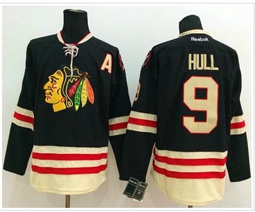 Chicago Blackhawks #9 Bobby Hull Black 2015 Winter Classic Stitched NHL Jersey Chicago Blackhawks #9 Bobby Hull Black 2015 Winter Classic Stitched NHL Jersey