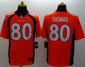 NEW Denver Broncos #80 Julius Thomas Orange Team Color NFL New Limited Jersey