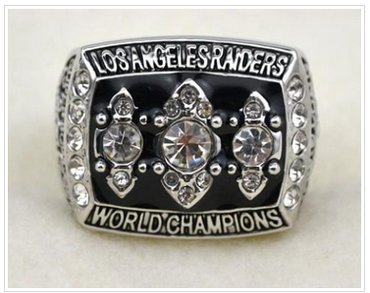 NFL Oakland Raiders World Champions Silver Ring_2