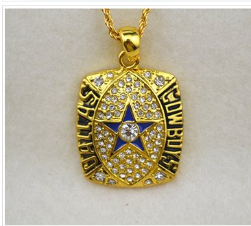 NFL Dallas Cowboys World Champions Sliver Pendant NFL Dallas Cowboys World Champions Sliver Pendant