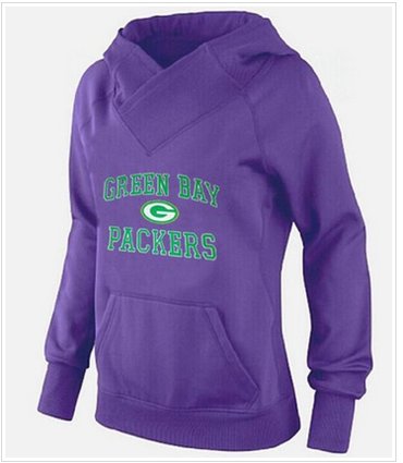 Women's Green Bay Packers Heart & Soul Pullover Hoodie Purple