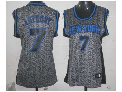 women nba new york knicks #7 anthony grey[static fashion swingman]