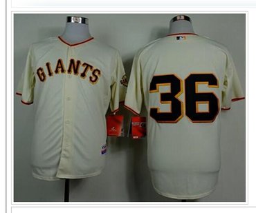 San Francisco Giants #36 Gaylord Perry Cream Home Cool Base Stitched Baseball Jersey