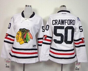 Women's Blackhawks #50 Corey Crawford White 2015 Winter Classic NHL Jersey Women's Blackhawks #50 Corey Crawford White 2015 Winter Classic NHL Jersey