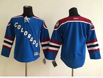 Youth Avalanche Blank Blue Stitched NHL Jersey Youth Avalanche Blank Blue Stitched NHL Jersey