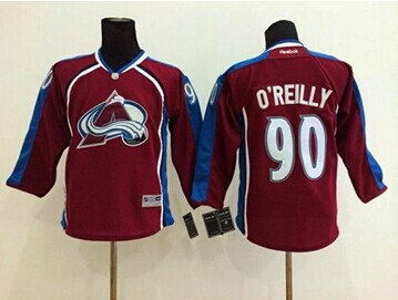 Youth Avalanche #90 Ryan O'Reilly Red Stitched NHL Jersey Youth Avalanche #90 Ryan O'Reilly Red Stitched NHL Jersey