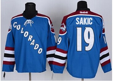 Colorado Avalanche #19 Joe Sakic Stitched Blue Third NHL Jersey Colorado Avalanche #19 Joe Sakic Stitched Blue Third NHL Jersey