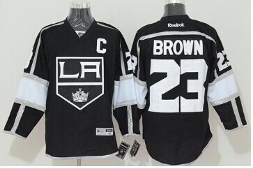 Los Angeles Kings #23 Dustin Brown Black Home Stitched NHL Jersey Los Angeles Kings #23 Dustin Brown Black Home Stitched NHL Jersey