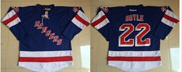 New York Rangers #22 Dan Boyle Blue Stitched NHL Jersey New York Rangers #22 Dan Boyle Blue Stitched NHL Jersey
