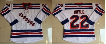 New York Rangers #22 Dan Boyle White Stitched NHL Jersey New York Rangers #22 Dan Boyle White Stitched NHL Jersey