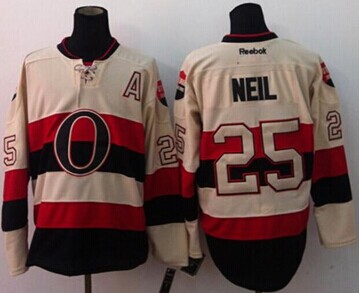 Ottawa Senators #25 Chris Neil Cream 2014 Heritage Classic Stitched NHL Jersey Ottawa Senators #25 Chris Neil Cream 2014 Heritage Classic Stitched NHL Jersey