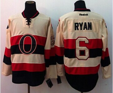 Ottawa Senators #6 Bobby Ryan Cream 2014 Heritage Classic Stitched NHL Jersey Ottawa Senators #6 Bobby Ryan Cream 2014 Heritage Classic Stitched NHL Jersey