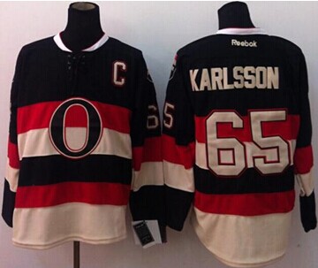 Ottawa Senators #65 Erik Karlsson Black Third Stitched NHL Jersey Ottawa Senators #65 Erik Karlsson Black Third Stitched NHL Jersey