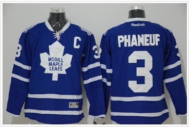 Toronto Maple Leafs #3 Dion Phaneuf Blue Stitched NHL Jersey Toronto Maple Leafs #3 Dion Phaneuf Blue Stitched NHL Jersey