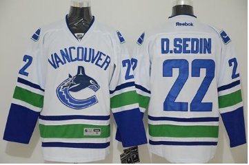 Vancouver Canucks #22 Daniel Sedin White Stitched NHL Jersey Vancouver Canucks #22 Daniel Sedin White Stitched NHL Jersey